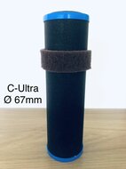 AQUA Logic - Filter Element - Tap / Inline - C-Ultra - 10 INCH - Ø 67mm Top Merken Winkel